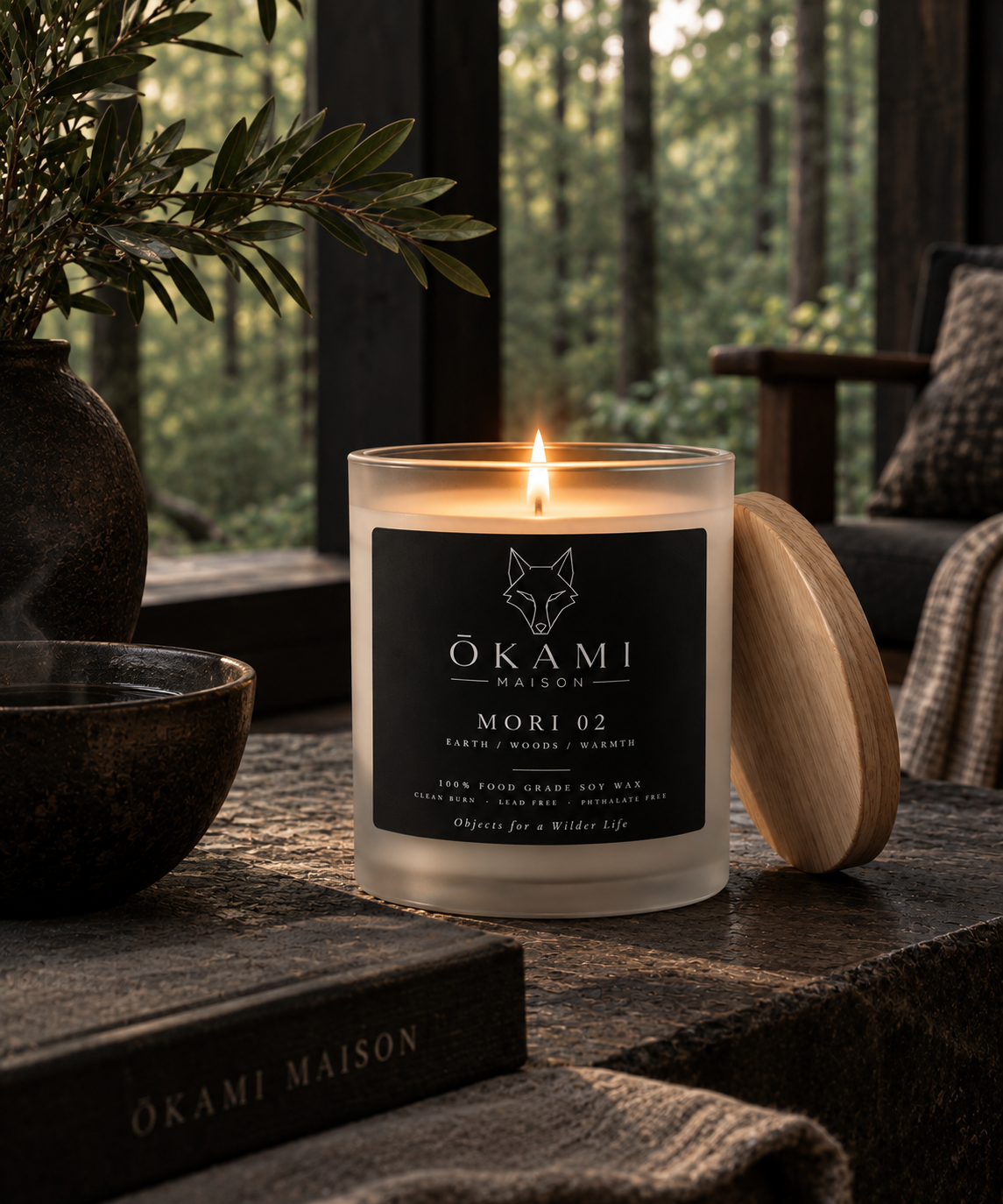 Okami Maison 'Mori 02' Candle — 11oz