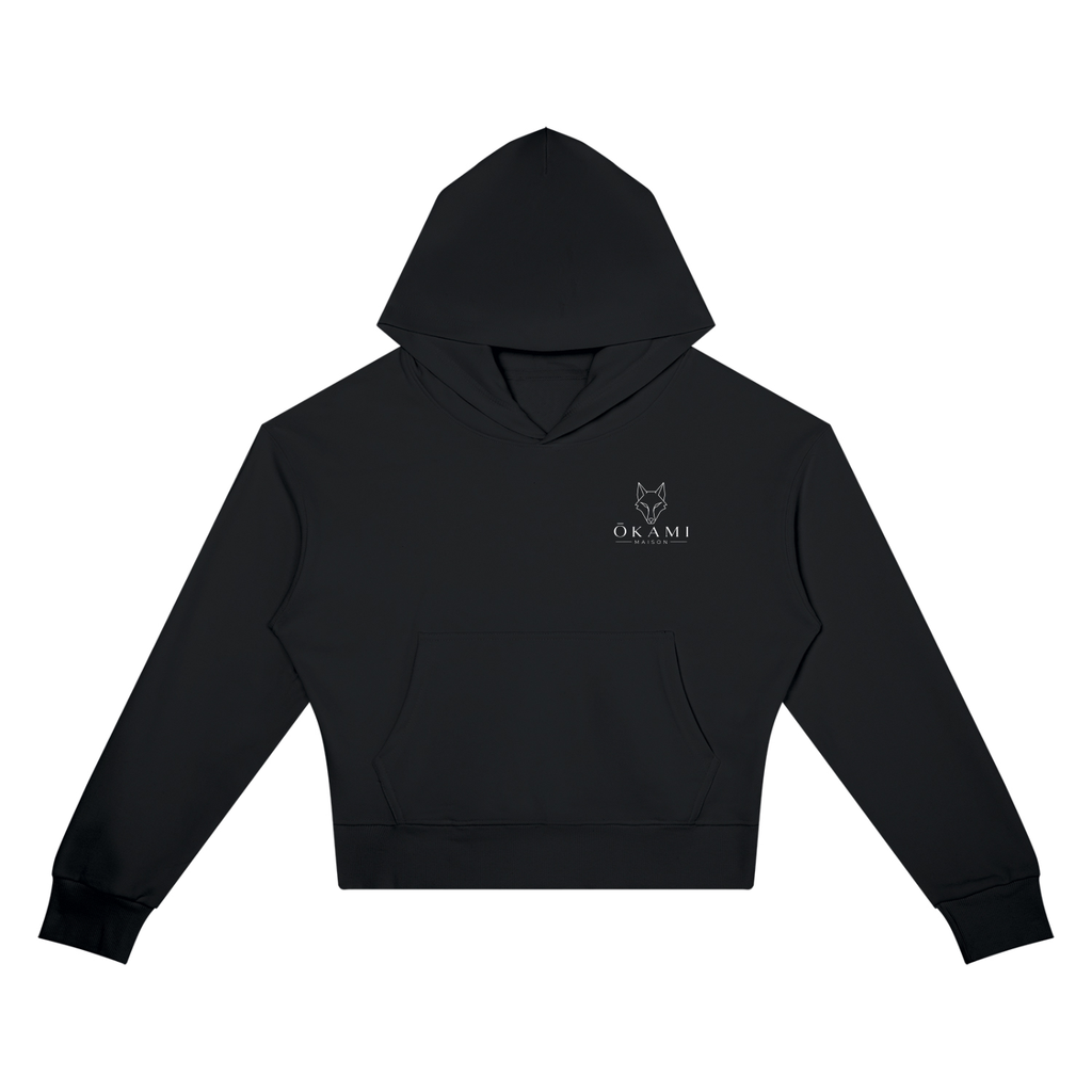 Women’s Okami Protect Wolves Cropped Hoodie