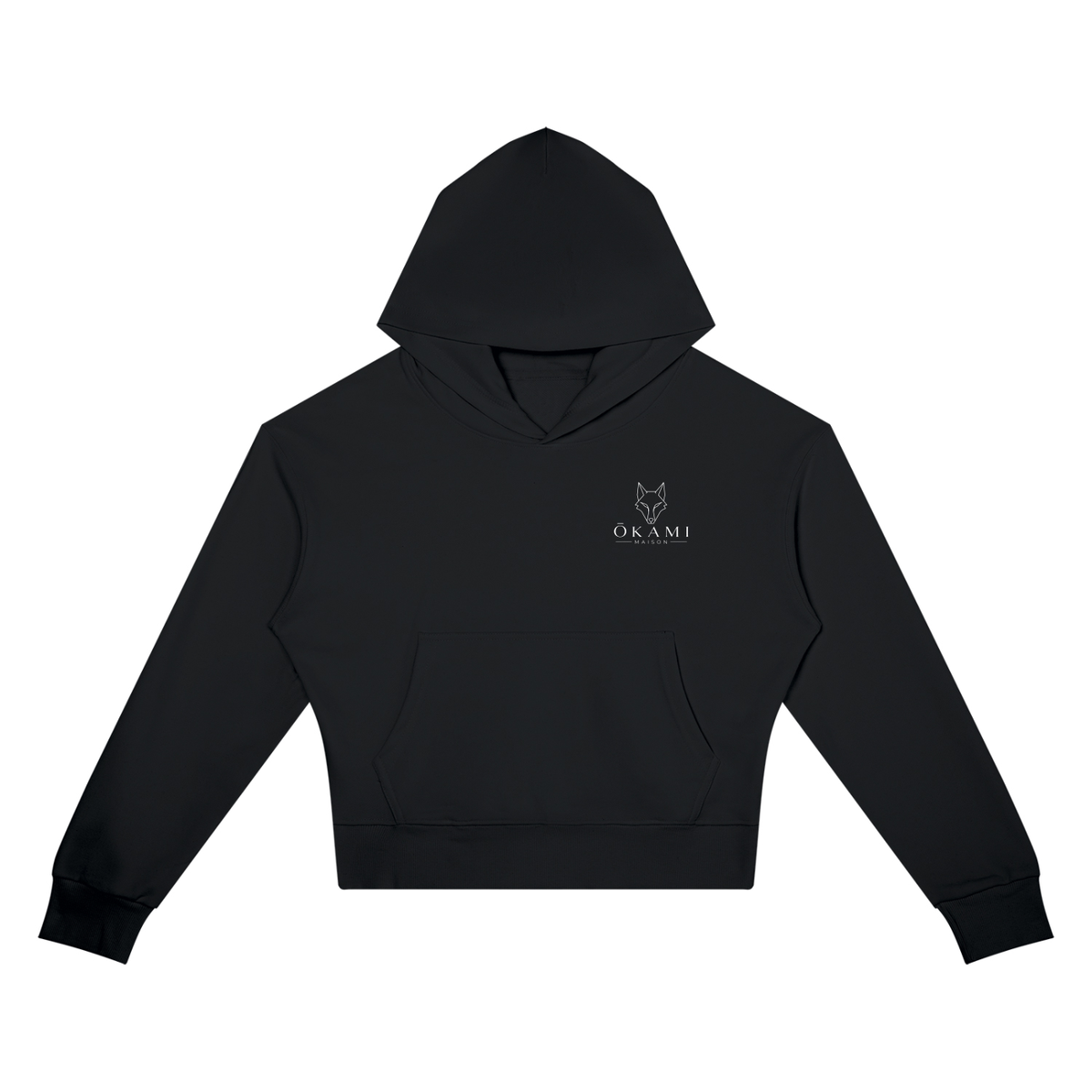 Women’s Okami Protect Wolves Cropped Hoodie