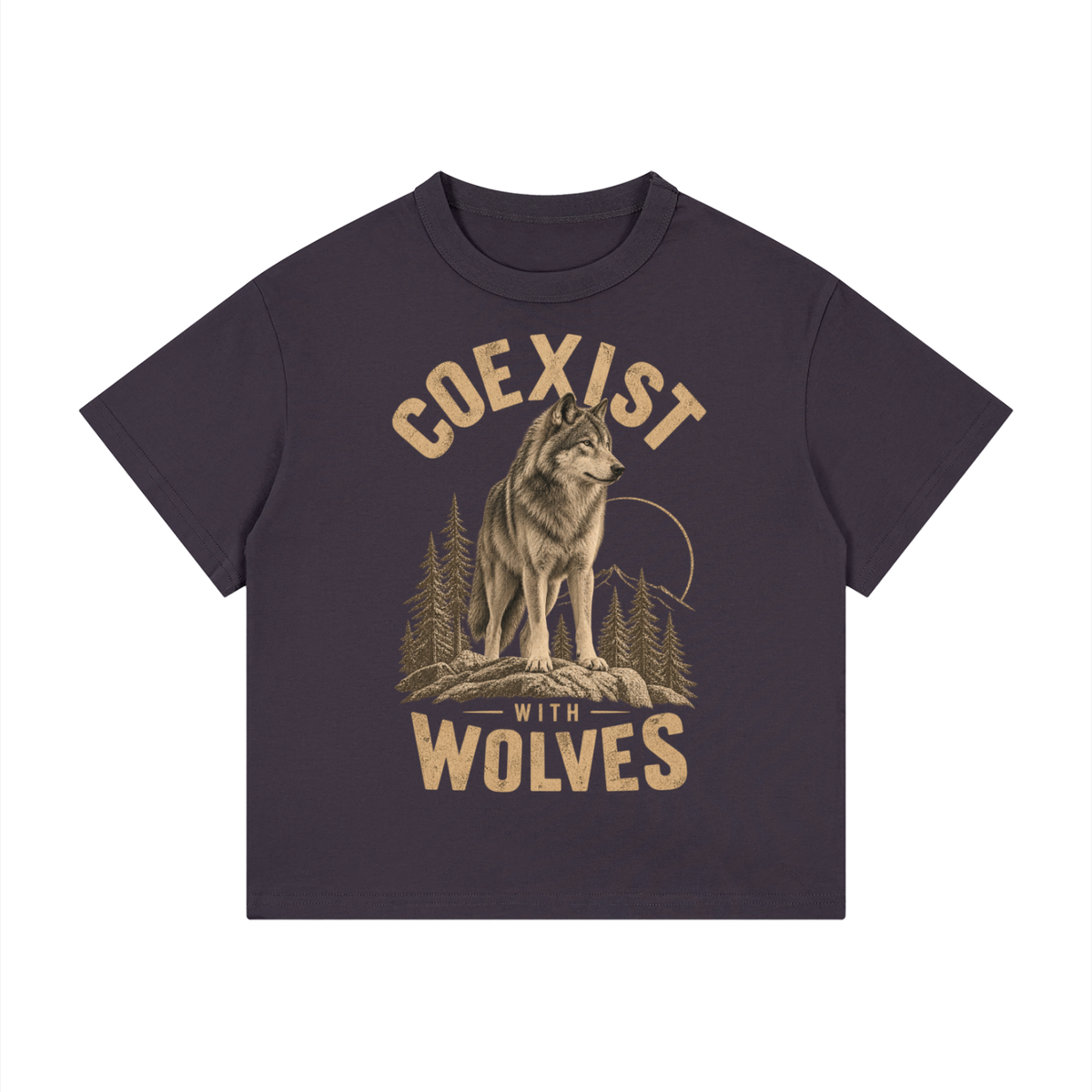 Kids' Coexist With Wolves Tee