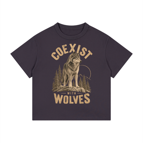 Kids' Coexist With Wolves Tee