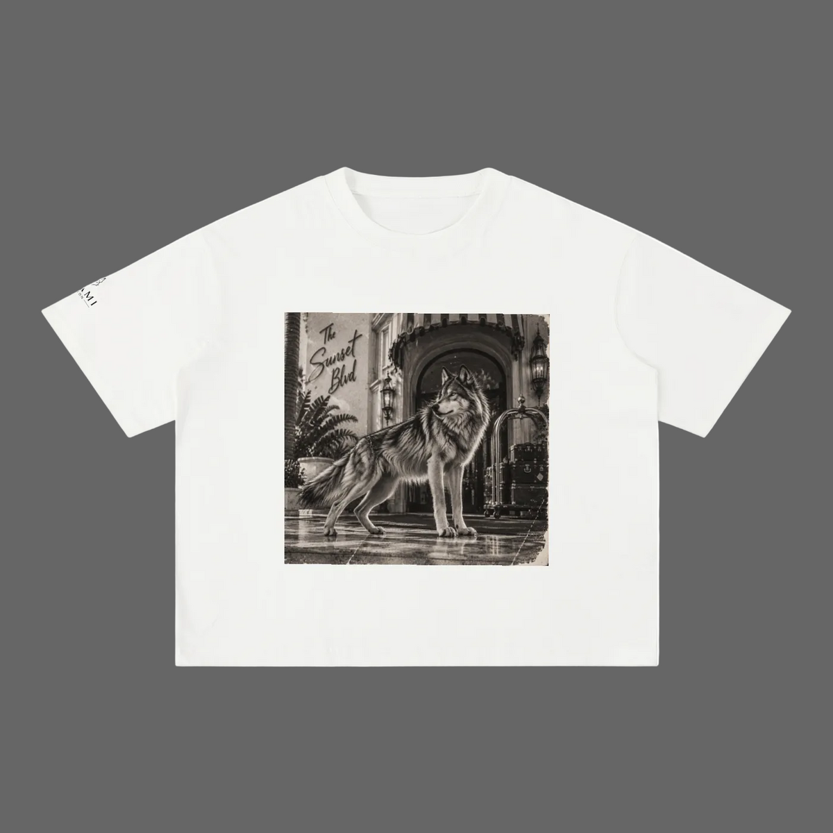 (Unisex) The Sunset Blvd Wolf Tee
