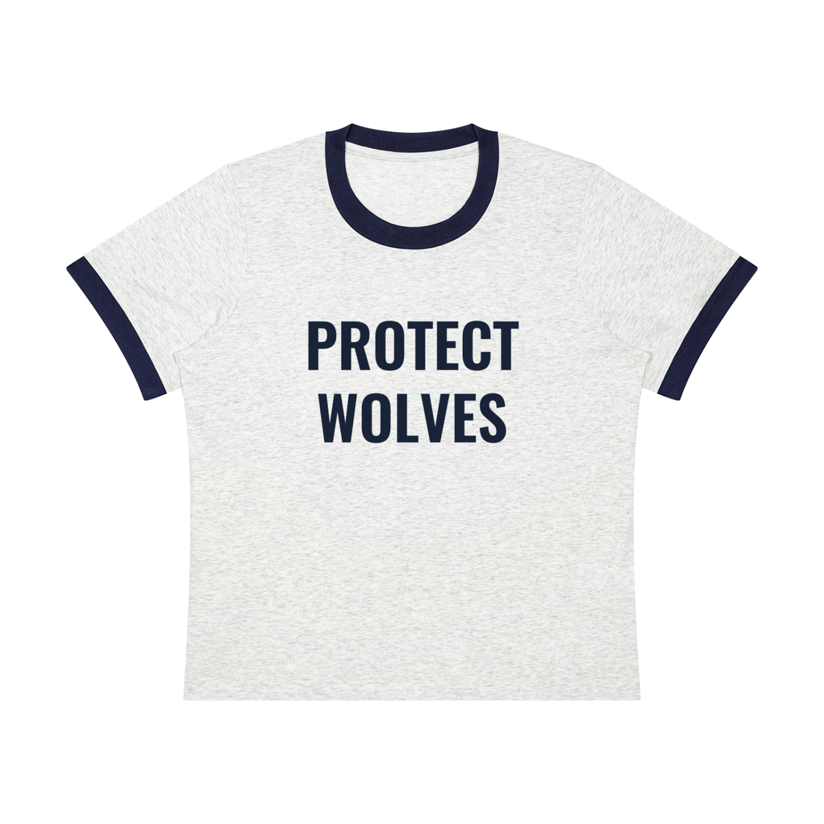 Women's Protect Wolves Ringer Tee