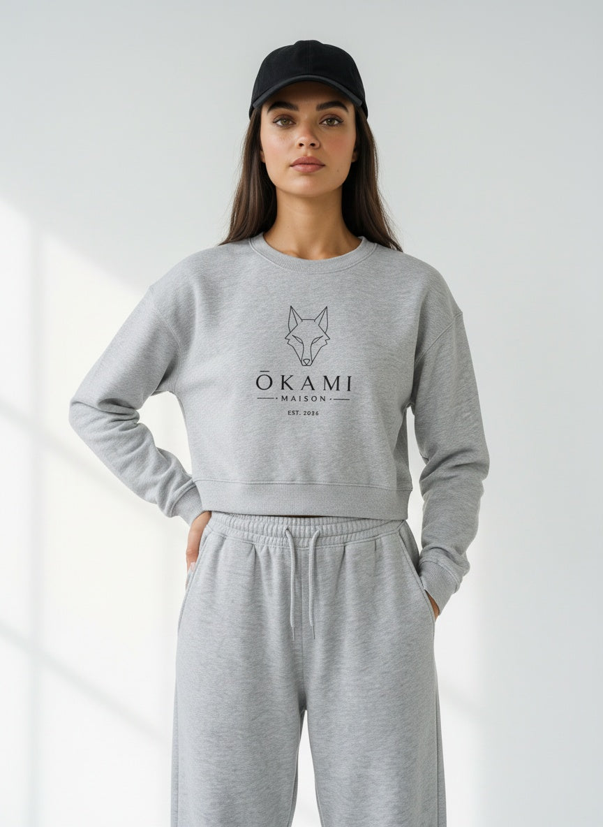 Women's ŌKAMI Classic Cropped Crewneck