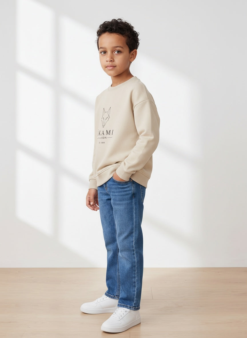 Kids' ŌKAMI Fleece Crewneck Sweatshirt